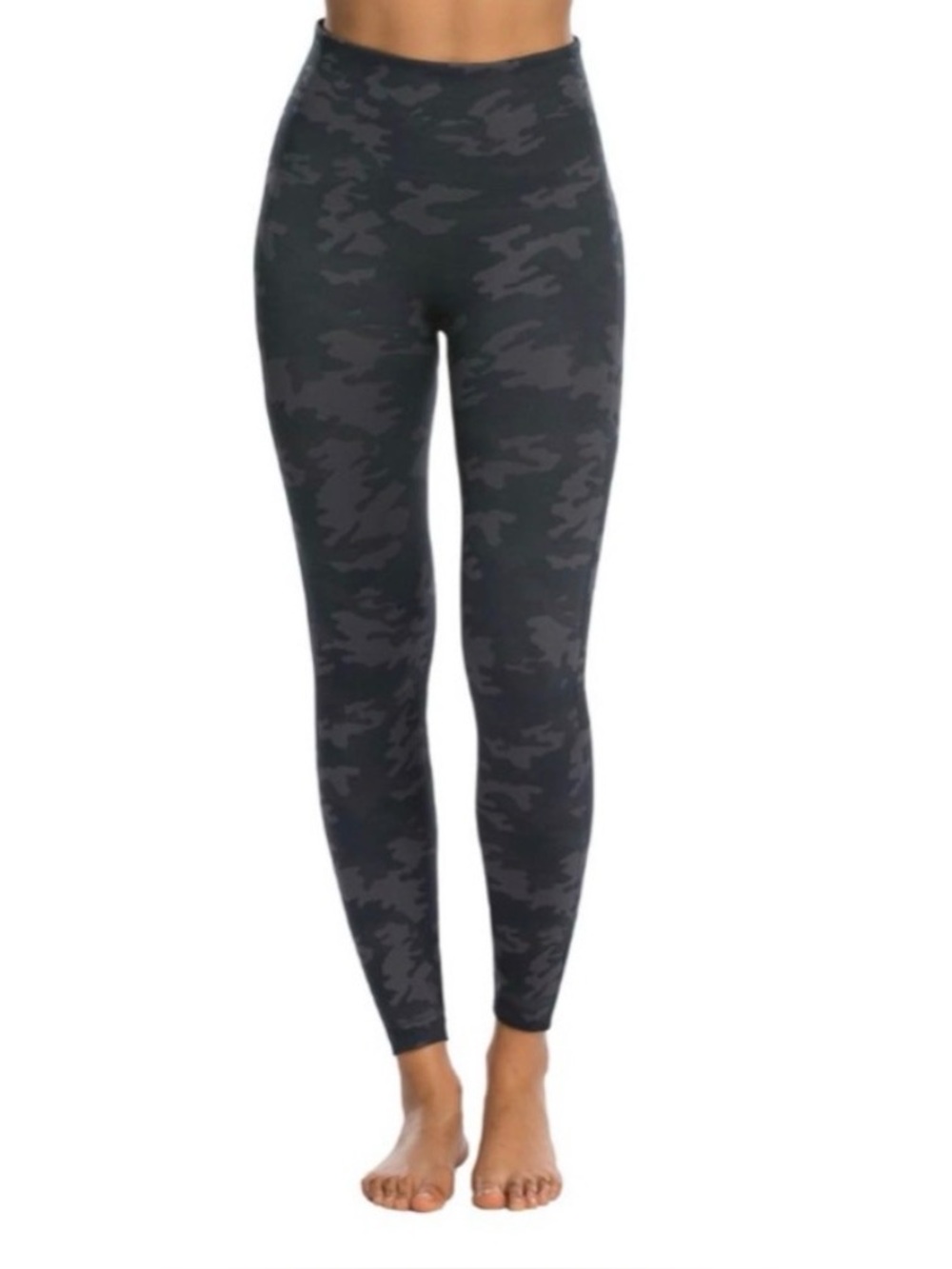 SPANX Dark Gray Camo Leggings